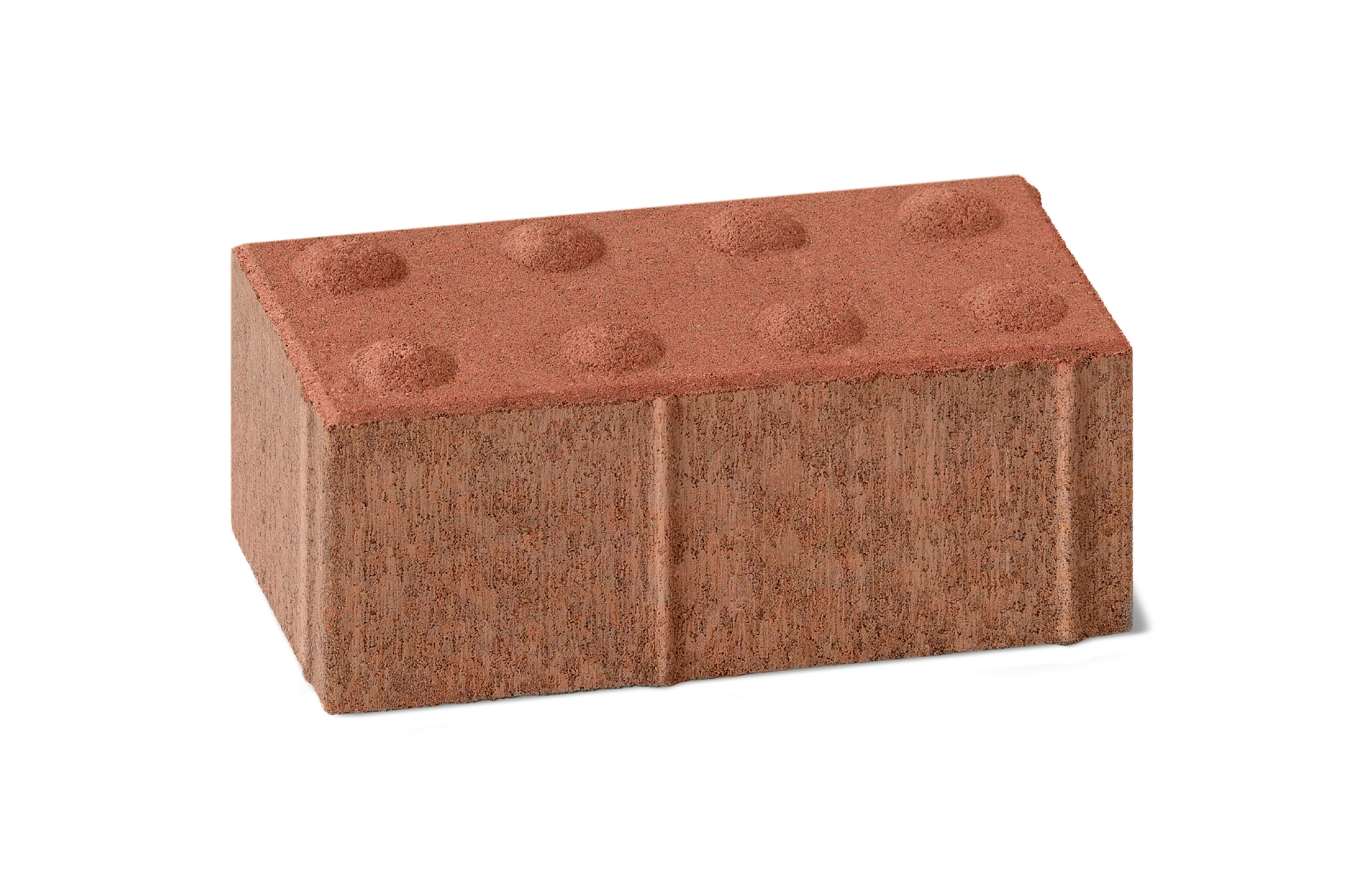 Betono mozaika taktilinės trinkelės Prizma 8D 200x100x80, su nuožula